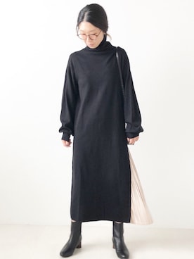 Bou Jeloudさん（レディース・160cm）の秋コーディネート