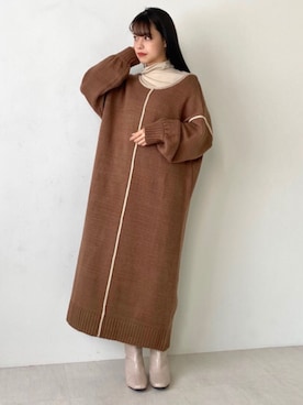 Bou Jeloudさん（レディース・156cm）の秋コーディネート