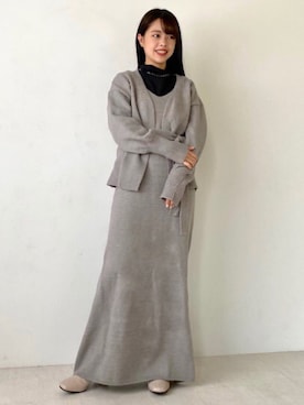 Bou Jeloudさん（レディース・156cm）の秋コーディネート