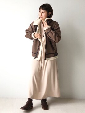 Bou Jeloudさん(レディース・154cm)の秋コーディネート