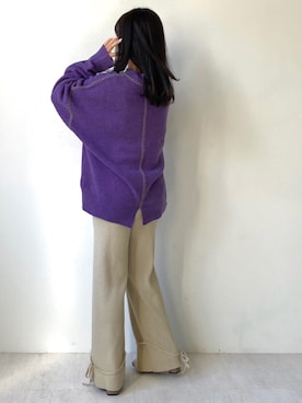 Bou Jeloudさん（レディース・156cm）の秋コーディネート