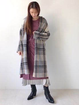 Bou Jeloudさん（レディース・162cm）の秋コーディネート