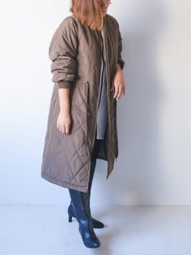 「Bou Jeloud（ブージュルード）のアイテム（チュニック）」を使った、Bou Jeloudさん（レディース・157cm）の秋コーディネート