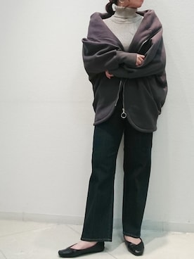 Bou Jeloudさん（レディース・158cm）の秋コーディネート