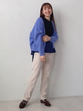 Bou Jeloudさん（レディース・162cm）の秋コーディネート