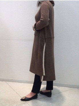 「Bou Jeloud（ブージュルード）のアイテム（チュニック）」を使った、Bou Jeloudさん（レディース・159cm）の秋コーディネート
