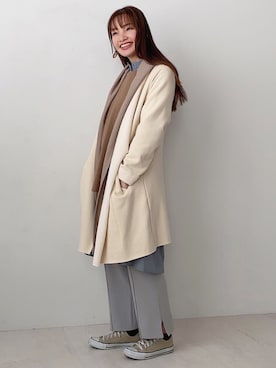 「Bou Jeloud（ブージュルード）のアイテム（その他アウター）」を使った、Bou Jeloudさん（レディース・162cm）の秋コーディネート