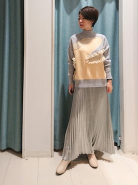 Bou Jeloudさん(レディース・158cm)の冬コーディネート
