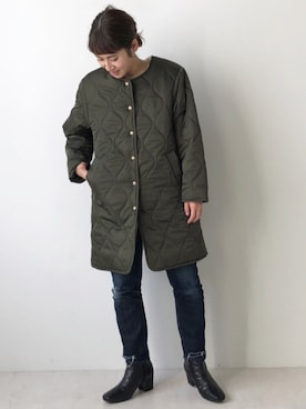 「Bab（バブ）のアイテム」を使った、Bou Jeloudさん（レディース・154cm）の冬コーディネート