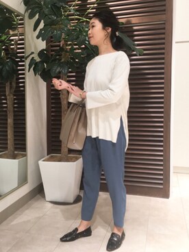 Bou Jeloudさん（レディース・163cm）の冬コーディネート