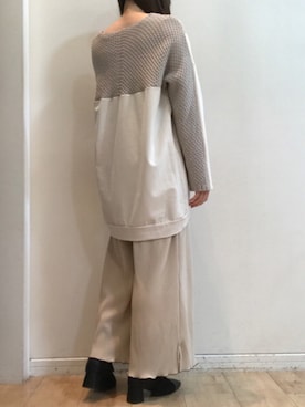 Bou Jeloudさん（レディース・156cm）の冬コーディネート