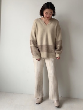 Bou Jeloudさん（レディース・165cm）の冬コーディネート