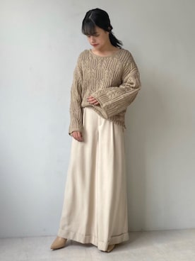 Bou Jeloudさん(レディース・156cm)の冬コーディネート