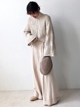 Bou Jeloudさん(レディース・154cm)の冬コーディネート