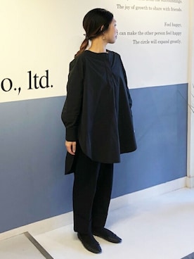 「Bou Jeloud（ブージュルード）のアイテム（チュニック）」を使った、Bou Jeloudさん（レディース・160cm）の冬コーディネート