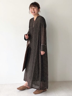 Bou Jeloudさん(レディース・154cm)の冬コーディネート