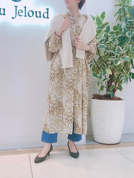 Bou Jeloudさん（レディース・162cm）の冬コーディネート