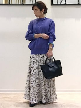 Bou Jeloudさん（レディース・147cm）の冬コーディネート