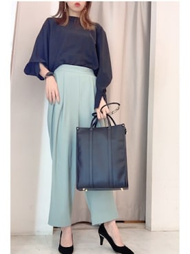 Bou Jeloudさん（レディース・157cm）の冬コーディネート