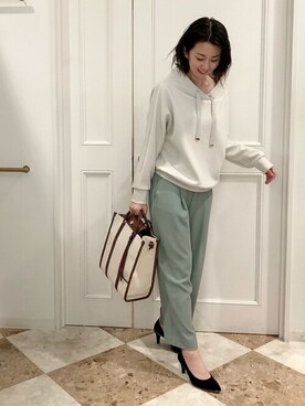 Bou Jeloudさん（レディース・159cm）の冬コーディネート
