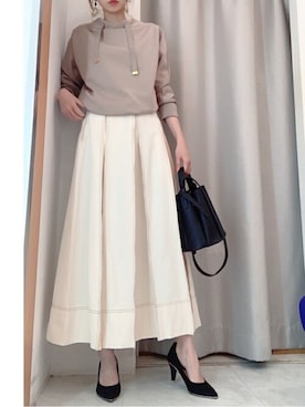 Bou Jeloudさん（レディース・157cm）の冬コーディネート