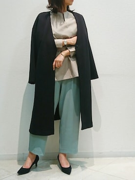 「セレモニー」｜Bou Jeloudさん（レディース・158cm）の冬コーディネート