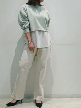 Bou Jeloudさん（レディース・158cm）の冬コーディネート