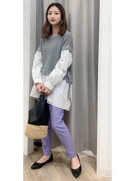 Bou Jeloudさん(レディース・153cm)の冬コーディネート