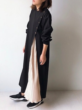 Bou Jeloudさん（レディース・157cm）の冬コーディネート