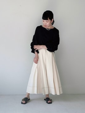 Bou Jeloudさん（レディース・162cm）の冬コーディネート