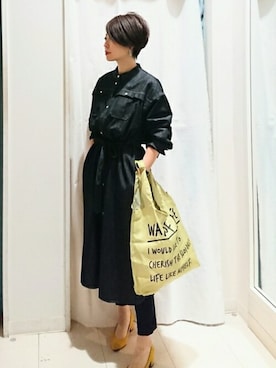 Bou Jeloud ブージュルード の ﾃﾞﾆﾑﾛﾝｸﾞｼｬﾂﾜﾝﾋﾟｰｽ ワンピース Wear