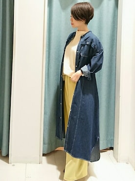 Bou Jeloudさん（レディース・158cm）の冬コーディネート