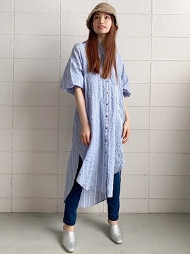 「Bou Jeloud（ブージュルード）のアイテム（アクセサリー）」を使った、Bou Jeloudさん（レディース・162cm）の冬コーディネート