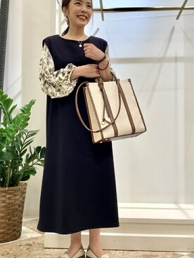 「Bou Jeloud（ブージュルード）のアイテム（ローファー）」を使った、Bou Jeloudさん（レディース・157cm）の冬コーディネート
