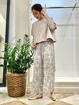 Bou Jeloudさん（レディース・157cm）の冬コーディネート