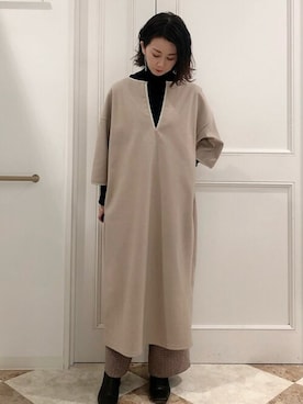 Bou Jeloudさん(レディース・159cm)の冬コーディネート