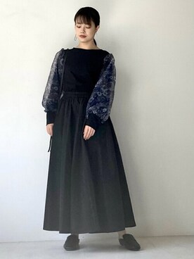 Bou Jeloudさん（レディース・156cm）の春コーディネート