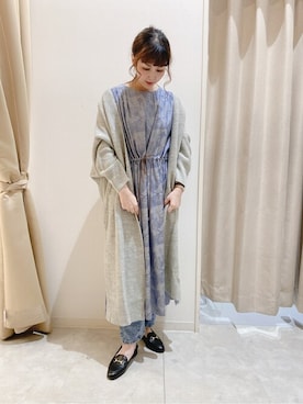 「Bou Jeloud（ブージュルード）のアイテム（ローファー）」を使った、Bou Jeloudさん（レディース・163cm）の春コーディネート