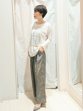 Bou Jeloudさん（レディース・158cm）の春コーディネート