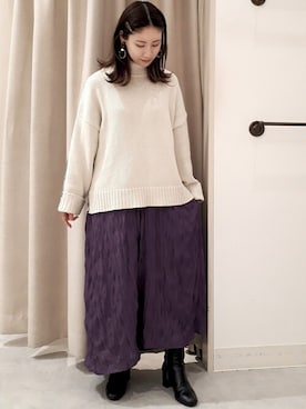 Bou Jeloudさん（レディース・159cm）の春コーディネート