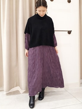 Bou Jeloudさん（レディース・159cm）の春コーディネート