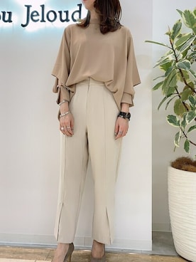 Bou Jeloudさん（レディース・159cm）の春コーディネート