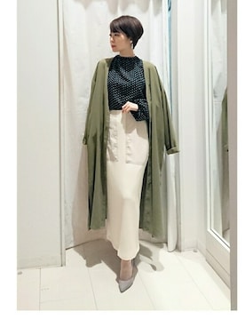 Bou Jeloudさん（レディース・158cm）の春コーディネート