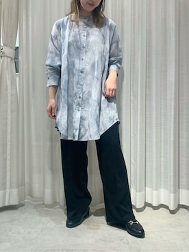 「Bou Jeloud（ブージュルード）のアイテム（ローファー）」を使った、Bou Jeloudさん（レディース・152cm）の春コーディネート
