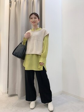 Bou Jeloudさん(レディース・153cm)の春コーディネート