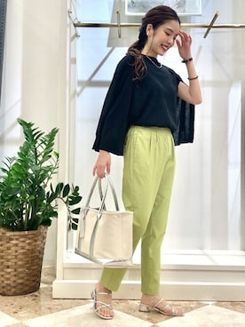 Bou Jeloudさん（レディース・157cm）の春コーディネート