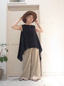 Bou Jeloudさん（レディース・162cm）の春コーディネート