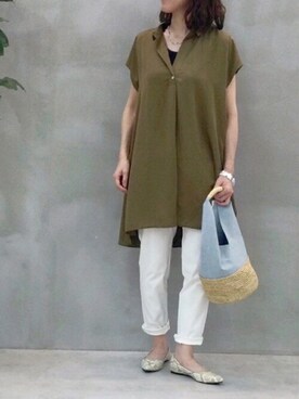 Bou Jeloudさん（レディース・157cm）の春コーディネート