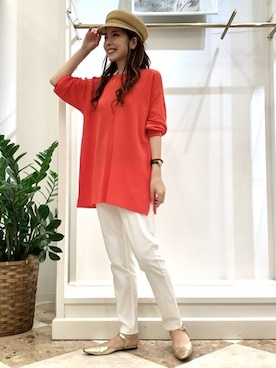 Bou Jeloudさん（レディース・157cm）の春コーディネート