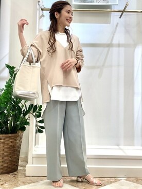 Bou Jeloudさん（レディース・157cm）の春コーディネート